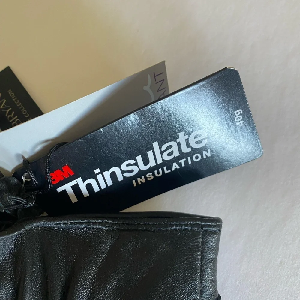 Lane Bryant 3M Thinsulate black quilted gloves, Sz. XL